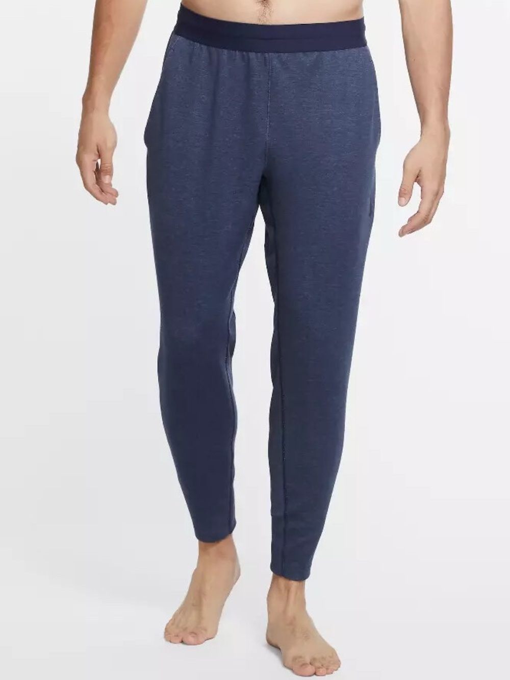 Nike DriFit Yoga Lounge Pants Midnight Navy Heather Size L